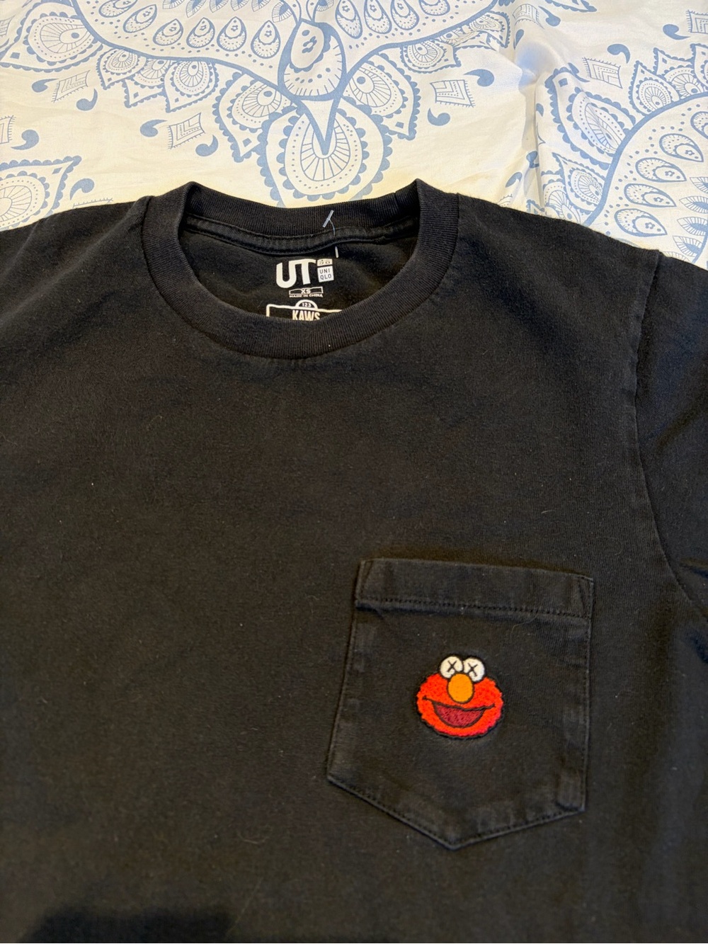 Kaws Sesame Street Uniqlo shirt